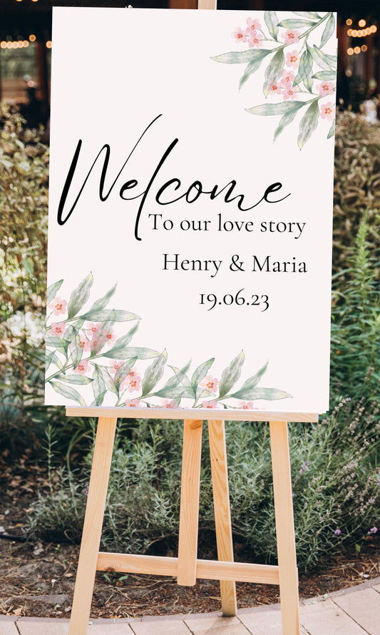 Maria Wedding Sign