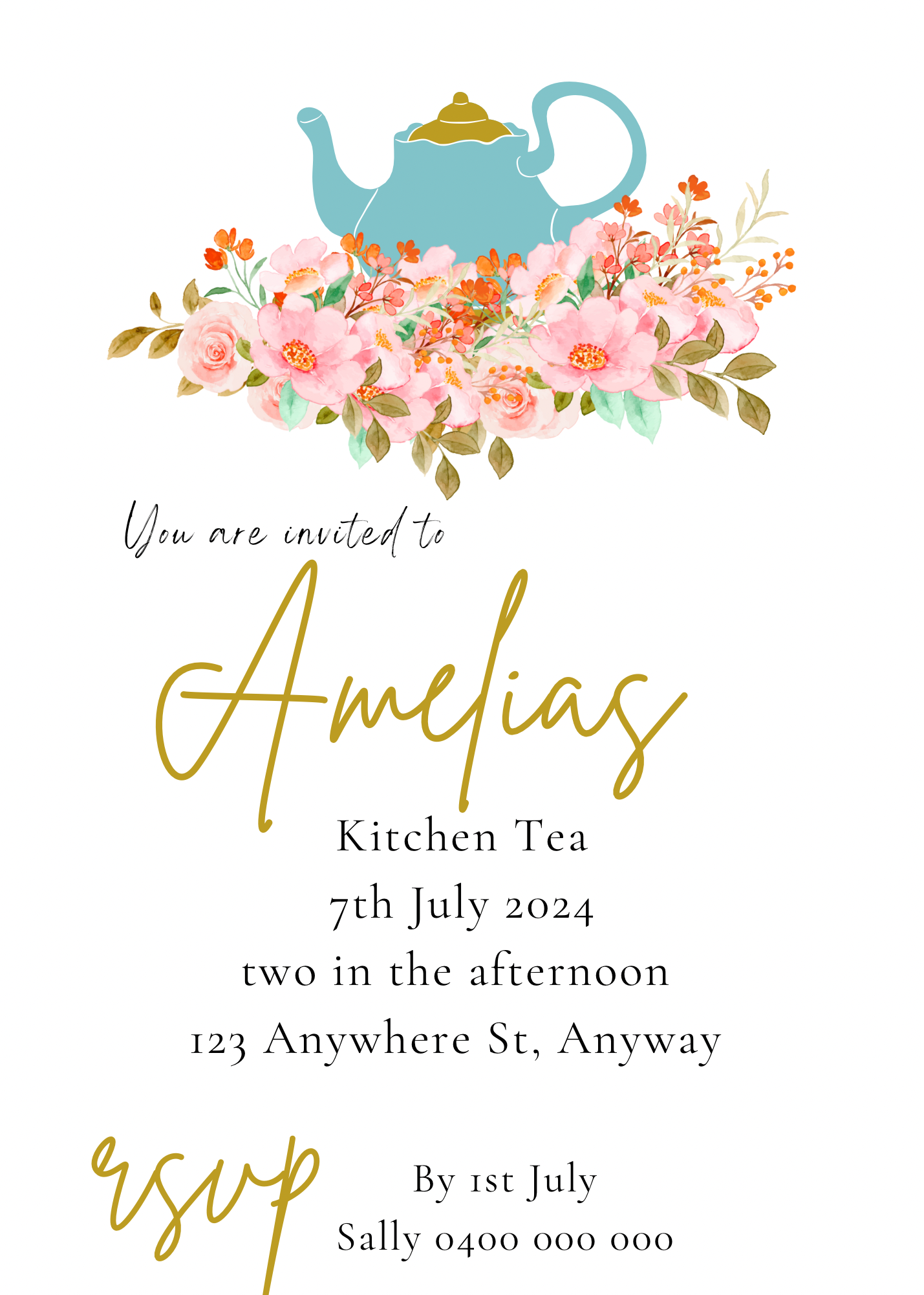 Amelia - Kitchen Tea